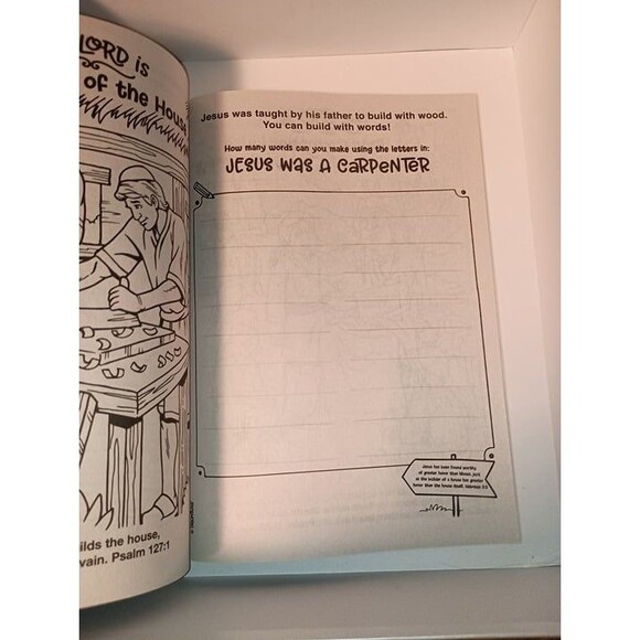 Bible Fun Creativity Coloring/Activity Book - Picture 6 of 6